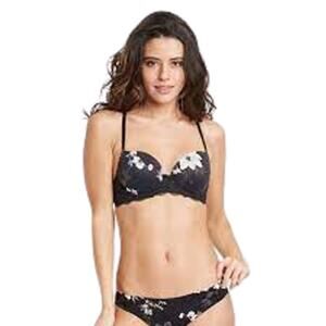 2 FOR $5 SALE NWT Auden Floral Light Lift Lace Demi T-Shirt  Push Up Bra  32D